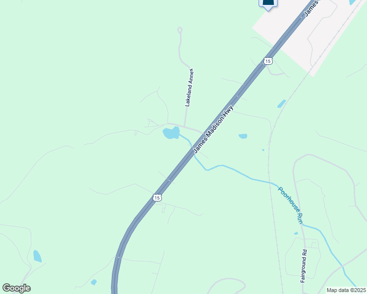 map of restaurants, bars, coffee shops, grocery stores, and more near 14016 James Madison Highway in Orange