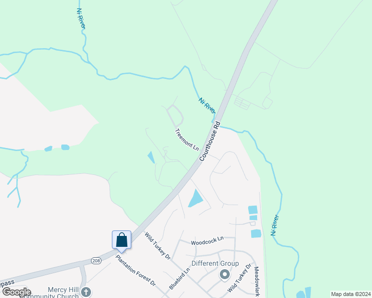 map of restaurants, bars, coffee shops, grocery stores, and more near 9502 Treemont Lane in Spotsylvania