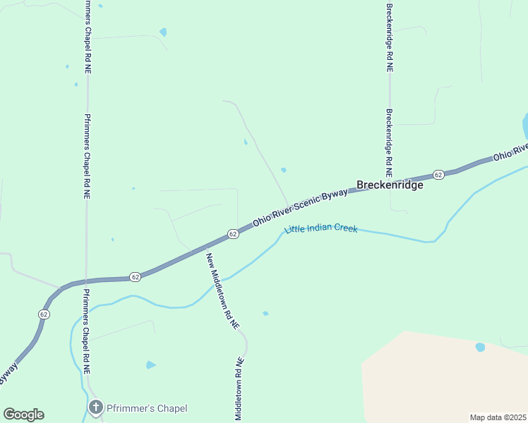map of restaurants, bars, coffee shops, grocery stores, and more near 4590 Indiana 62 in Corydon