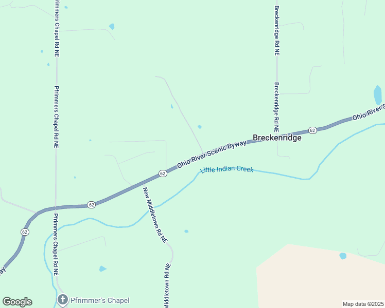 map of restaurants, bars, coffee shops, grocery stores, and more near 4590 Indiana 62 in Corydon