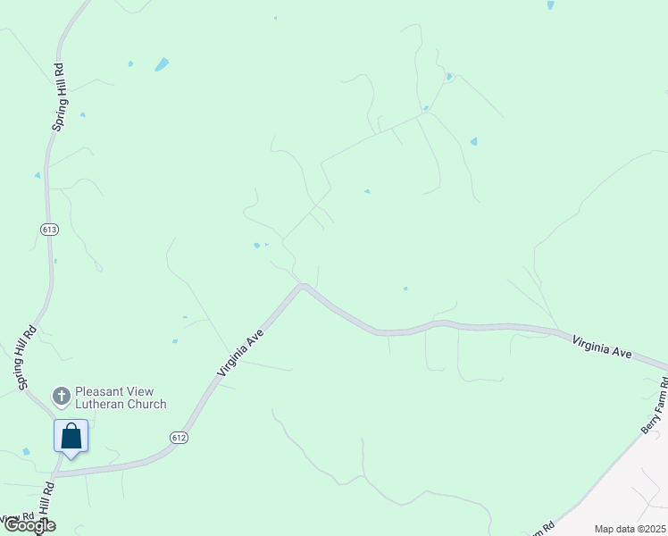 map of restaurants, bars, coffee shops, grocery stores, and more near 987 Quick's Mill Road in Staunton