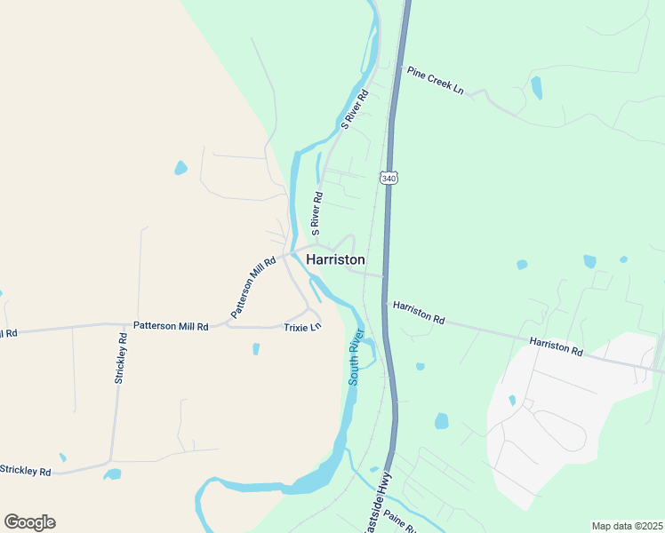 map of restaurants, bars, coffee shops, grocery stores, and more near 1599 Patterson Mill Road in Grottoes