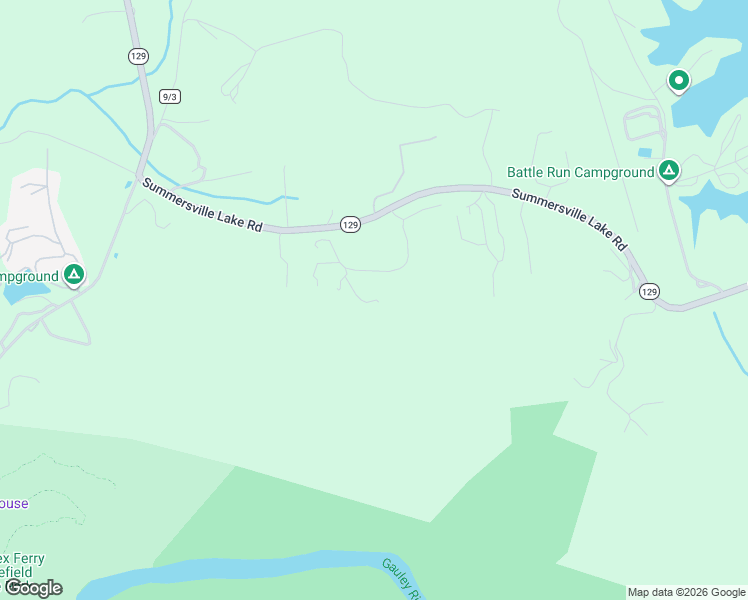 map of restaurants, bars, coffee shops, grocery stores, and more near Malcolm Lane in Summersville