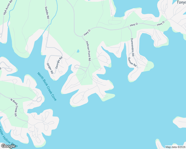 map of restaurants, bars, coffee shops, grocery stores, and more near 31999 Pelican Point Road in Gravois Mills