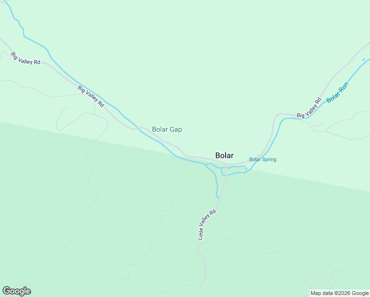 map of restaurants, bars, coffee shops, grocery stores, and more near Big Valley Road in Warm Springs