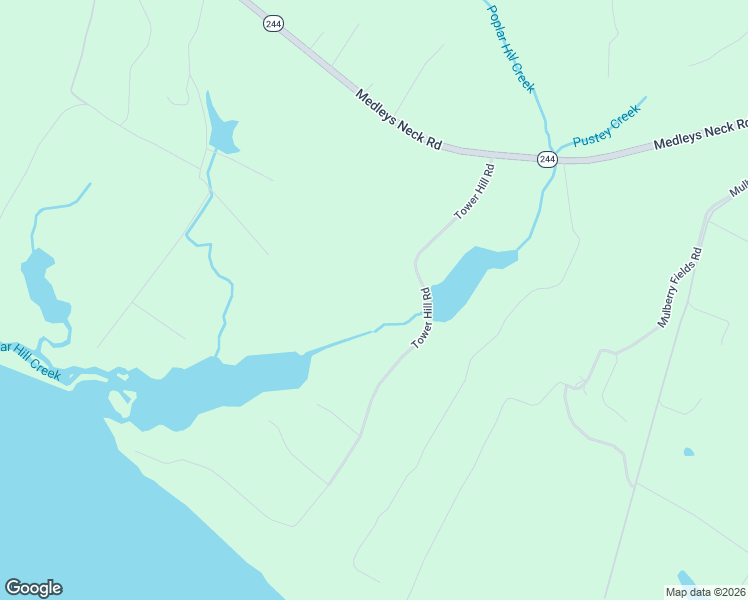 map of restaurants, bars, coffee shops, grocery stores, and more near 20045 Tower Hill Road in Leonardtown