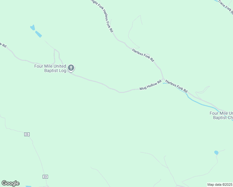 map of restaurants, bars, coffee shops, grocery stores, and more near 83 Mug Hollow Road in Branchland