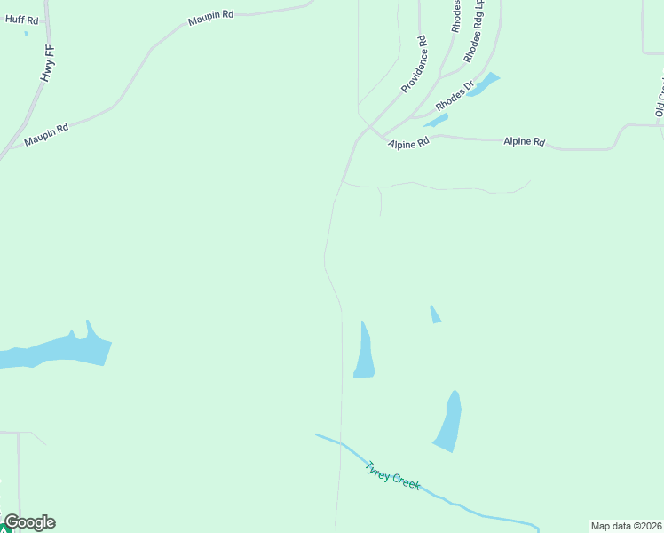 map of restaurants, bars, coffee shops, grocery stores, and more near 795 Providence Road in Grubville