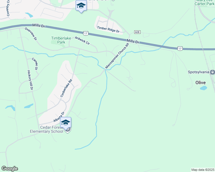 map of restaurants, bars, coffee shops, grocery stores, and more near 3300 Massaponax Church Road in Fredericksburg