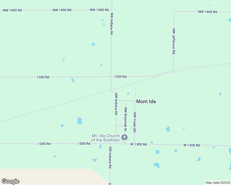 map of restaurants, bars, coffee shops, grocery stores, and more near 22401-22409 Southwest Indiana Road in Welda