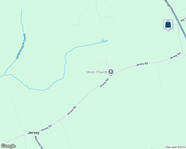 map of restaurants, bars, coffee shops, grocery stores, and more near 12571 Jersey Road in King George