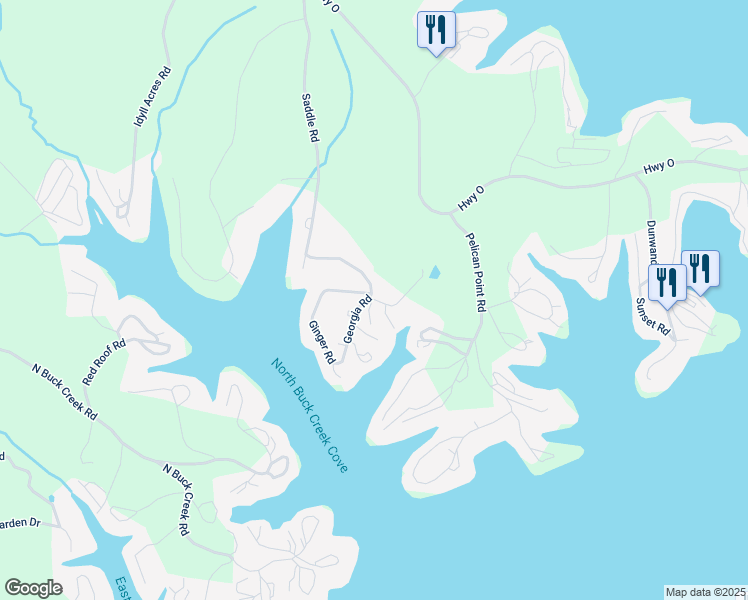 map of restaurants, bars, coffee shops, grocery stores, and more near Ginger Road in Morgan County