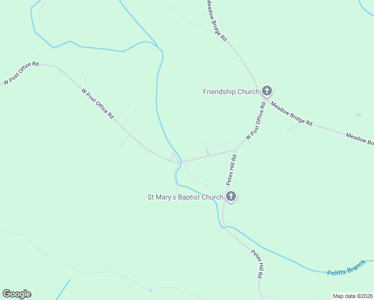 map of restaurants, bars, coffee shops, grocery stores, and more near 33428 West Post Office Road in Princess Anne