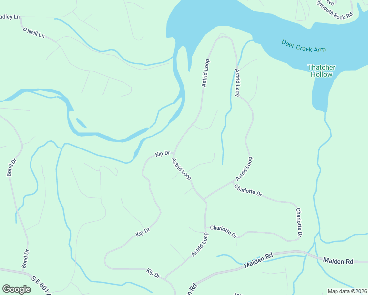 map of restaurants, bars, coffee shops, grocery stores, and more near Astrid Loop in Edwards