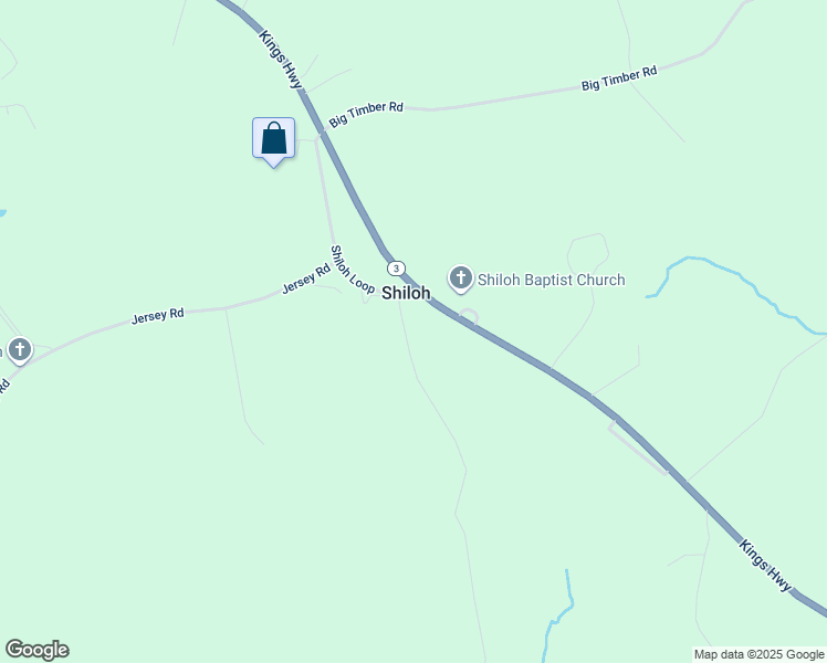 map of restaurants, bars, coffee shops, grocery stores, and more near 14045 Springfield Lane in King George