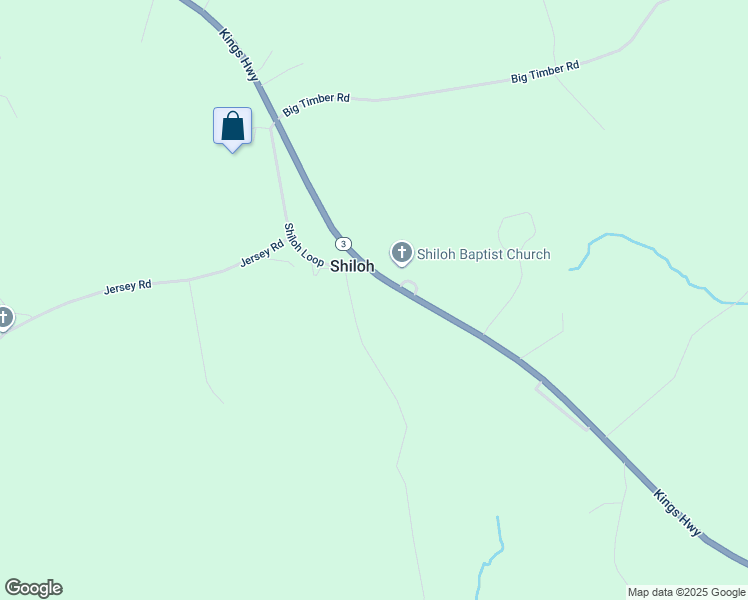 map of restaurants, bars, coffee shops, grocery stores, and more near 14045 Springfield Lane in King George