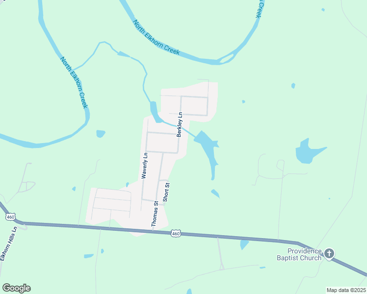 map of restaurants, bars, coffee shops, grocery stores, and more near 100 Berkley Lane in Frankfort