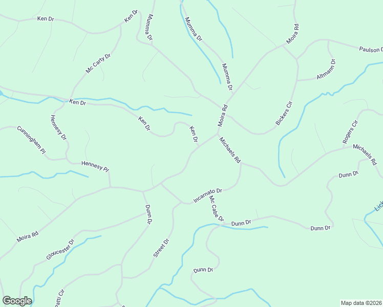 map of restaurants, bars, coffee shops, grocery stores, and more near Moira Road in Edwards