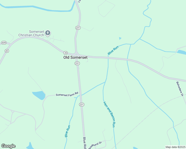 map of restaurants, bars, coffee shops, grocery stores, and more near 13317 Blue Ridge Turnpike in Somerset