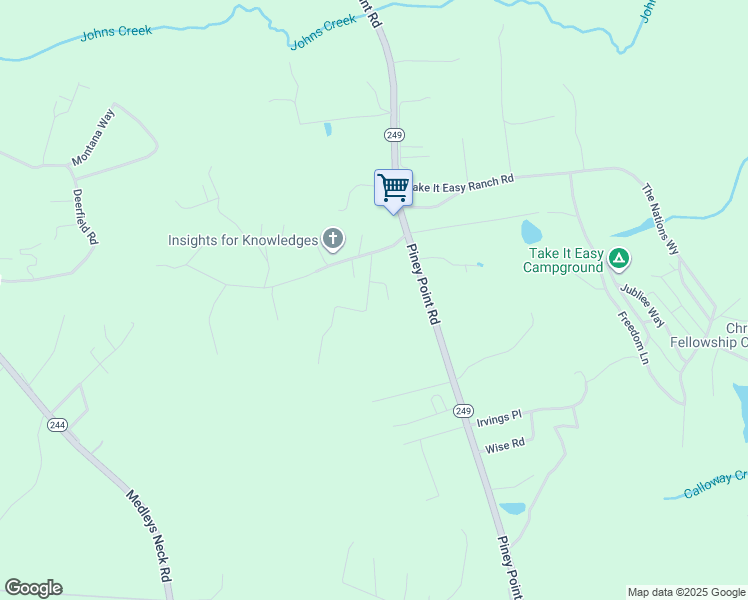 map of restaurants, bars, coffee shops, grocery stores, and more near in Callaway