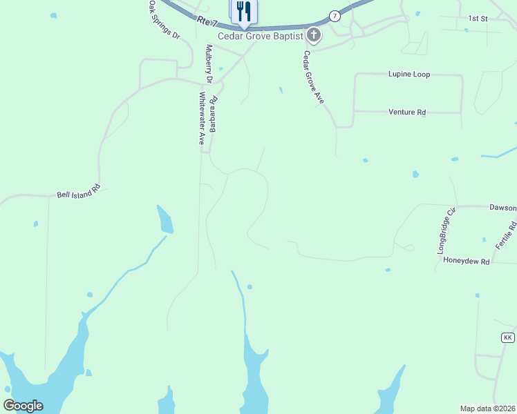 map of restaurants, bars, coffee shops, grocery stores, and more near 32451 Natalie Road in Warsaw