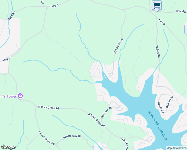 map of restaurants, bars, coffee shops, grocery stores, and more near 31647 Middle Road in Gravois Mills