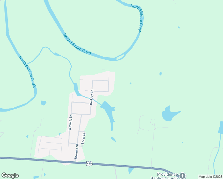 map of restaurants, bars, coffee shops, grocery stores, and more near 104 Bracken Court in Frankfort