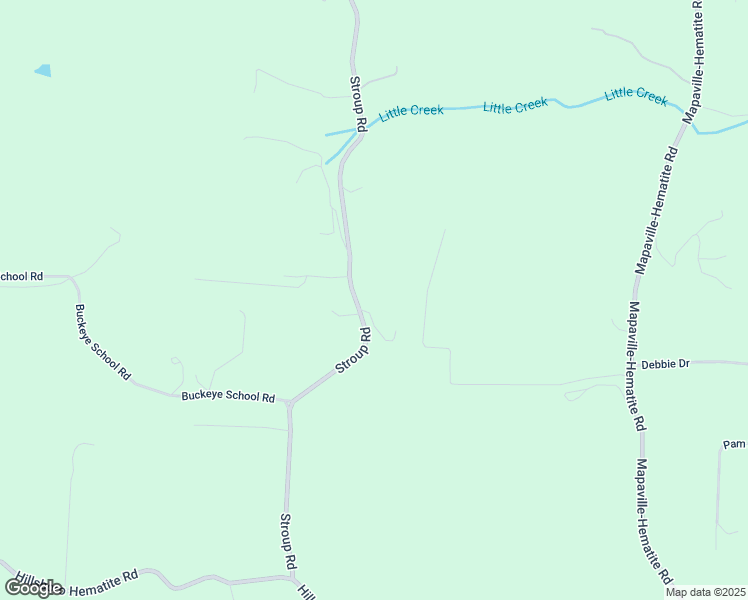 map of restaurants, bars, coffee shops, grocery stores, and more near 10700 Stroup Road in Festus