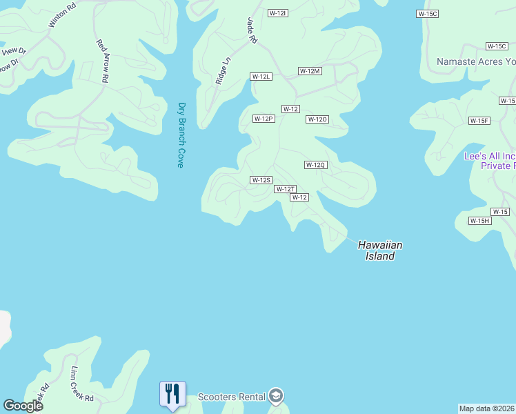 map of restaurants, bars, coffee shops, grocery stores, and more near 10 County Road w-12S-3 in Rocky Mount