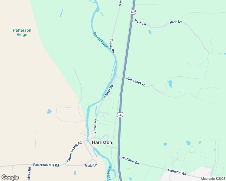 map of restaurants, bars, coffee shops, grocery stores, and more near 163 South River Road in Grottoes