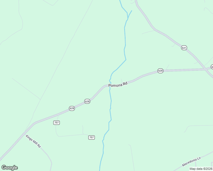 map of restaurants, bars, coffee shops, grocery stores, and more near Pomona Road in King George