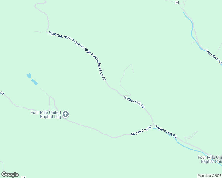 map of restaurants, bars, coffee shops, grocery stores, and more near 311 Harless Fork Road in Branchland