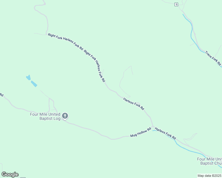 map of restaurants, bars, coffee shops, grocery stores, and more near 311 Harless Fork Road in Branchland