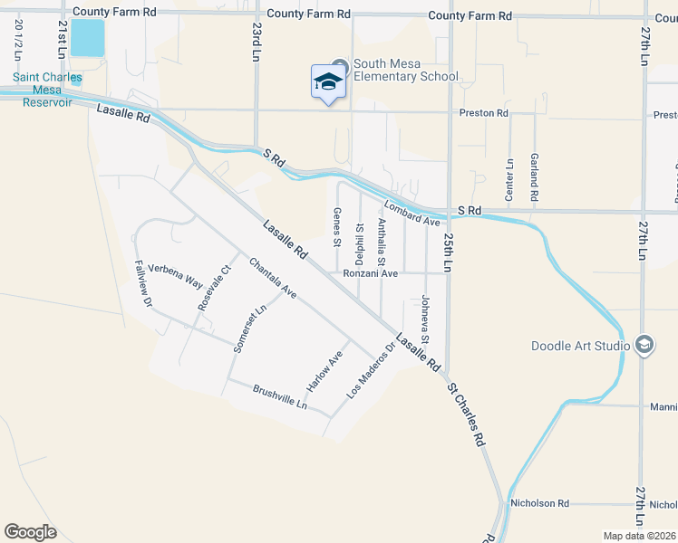 map of restaurants, bars, coffee shops, grocery stores, and more near 23031-23063 La Salle Rd in Pueblo