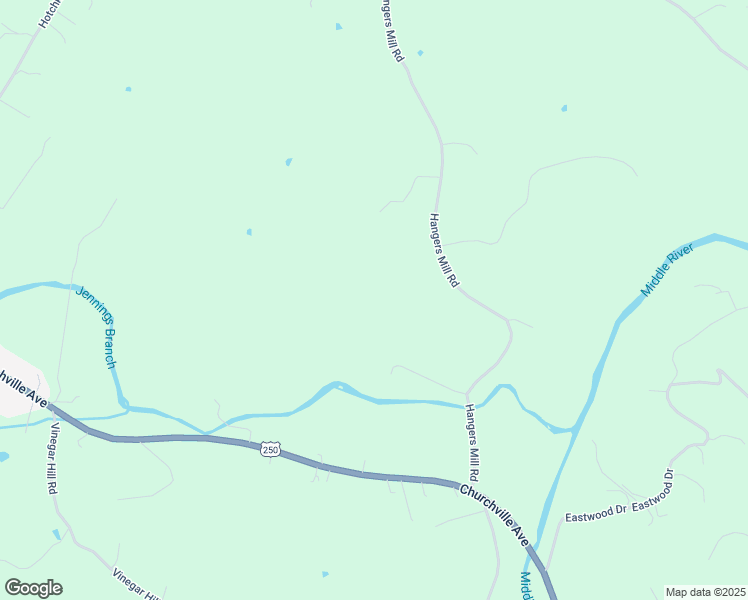 map of restaurants, bars, coffee shops, grocery stores, and more near 94 Hangers Mill Road in Churchville