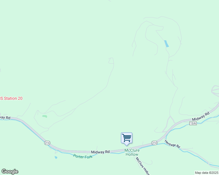 map of restaurants, bars, coffee shops, grocery stores, and more near 109 Coon Whistle Hollow in Yawkey