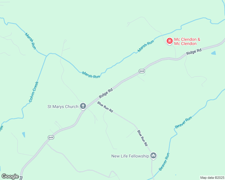 map of restaurants, bars, coffee shops, grocery stores, and more near 4688 Ridge Road in Somerset