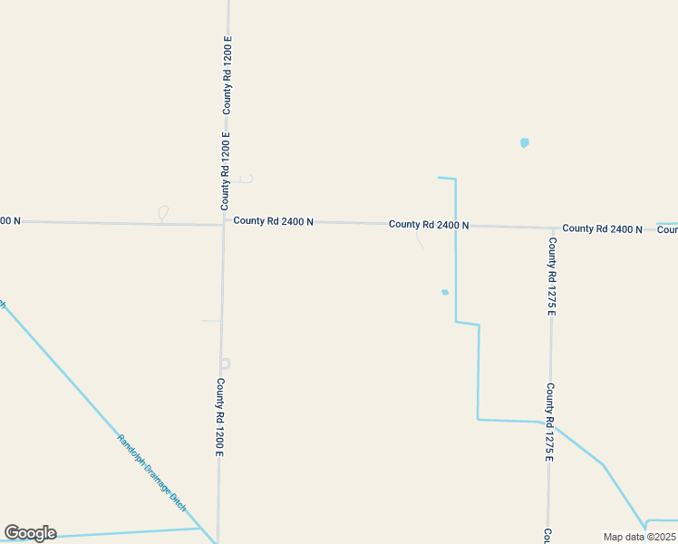 map of restaurants, bars, coffee shops, grocery stores, and more near 1243 County Road 2400 North in Grayville