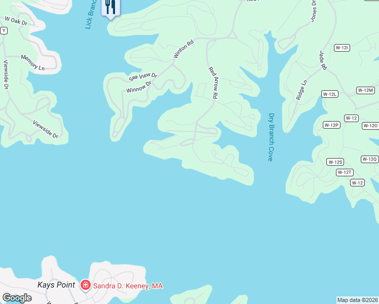 map of restaurants, bars, coffee shops, grocery stores, and more near Dalton Drive in Rocky Mount