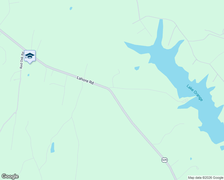 map of restaurants, bars, coffee shops, grocery stores, and more near 19547 Lahore Road in Orange