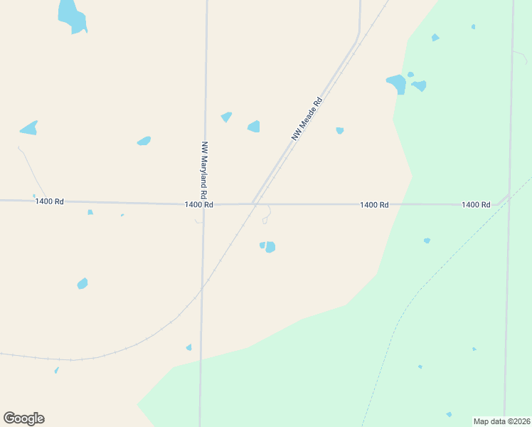 map of restaurants, bars, coffee shops, grocery stores, and more near 22244 1400 Road in Garnett