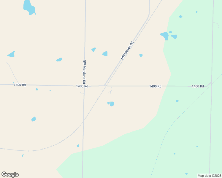 map of restaurants, bars, coffee shops, grocery stores, and more near 22244 1400 Road in Garnett