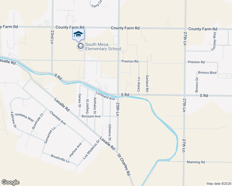 map of restaurants, bars, coffee shops, grocery stores, and more near 24727 South Road in Pueblo