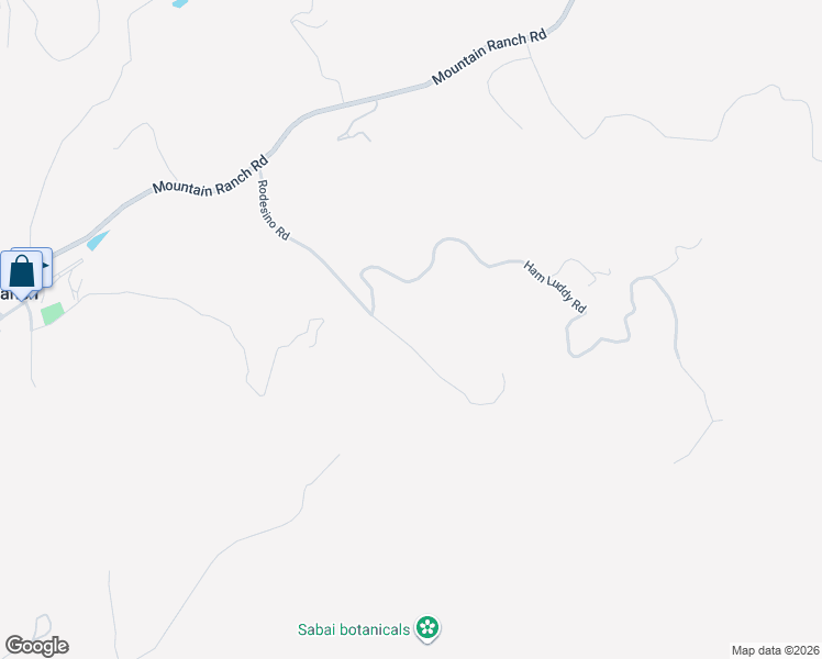 map of restaurants, bars, coffee shops, grocery stores, and more near 9055 Rodesino Road in Mountain Ranch