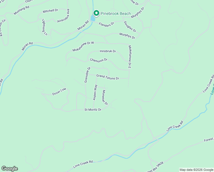 map of restaurants, bars, coffee shops, grocery stores, and more near 2455 Monetier Drive in Arnold