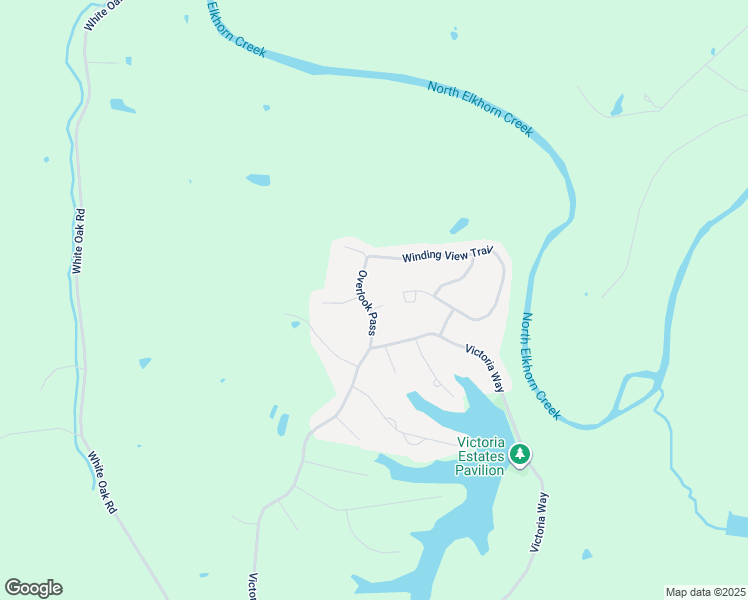 map of restaurants, bars, coffee shops, grocery stores, and more near 144 Winding View Trail in Georgetown