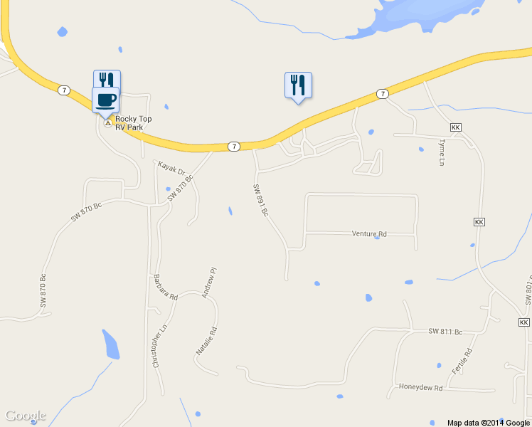 map of restaurants, bars, coffee shops, grocery stores, and more near Southwest 891 Bc in Warsaw