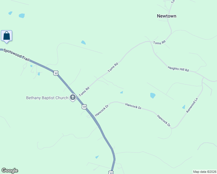map of restaurants, bars, coffee shops, grocery stores, and more near 214 Toms Road in Barboursville