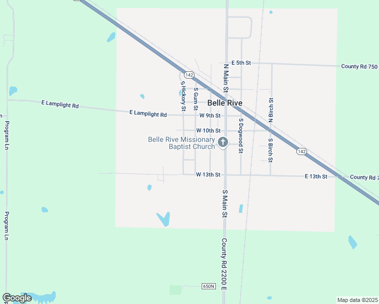 map of restaurants, bars, coffee shops, grocery stores, and more near 601 South Gum Street in Belle Rive