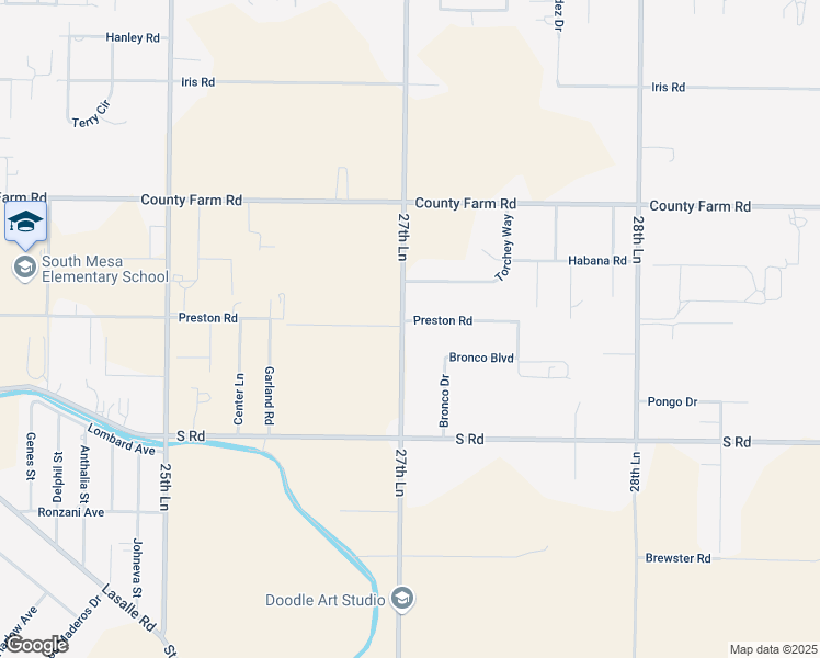 map of restaurants, bars, coffee shops, grocery stores, and more near 27030 Preston Road in Pueblo